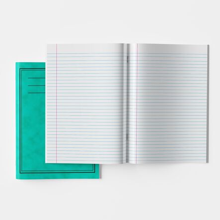 A4 Exercise Book 8mm Ruled Margin 120pg 50pk  hi\-res